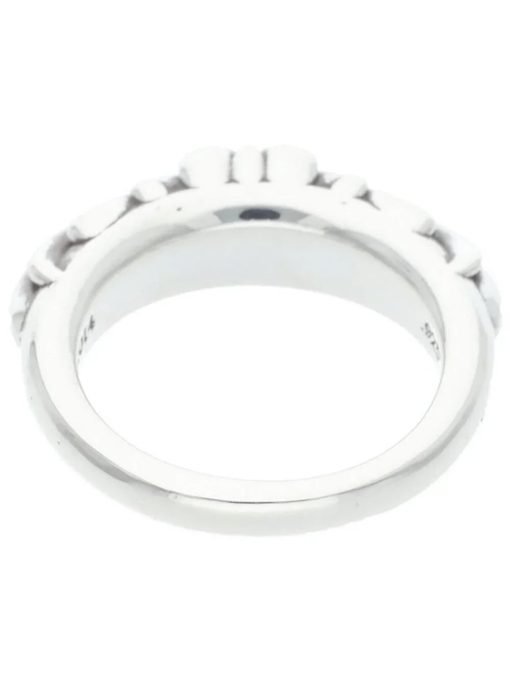 Chrome Hearts Baby Classic Floral Cross Silver Ring